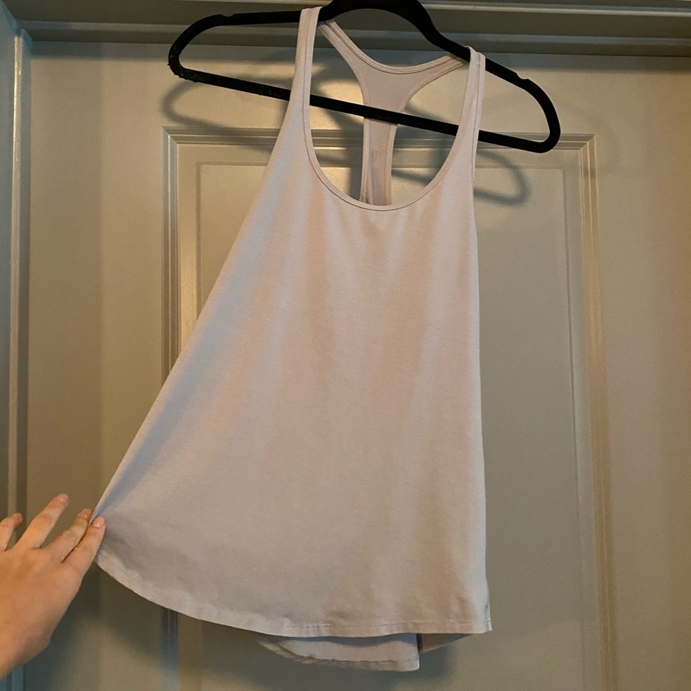 Silver lulu racer back tank